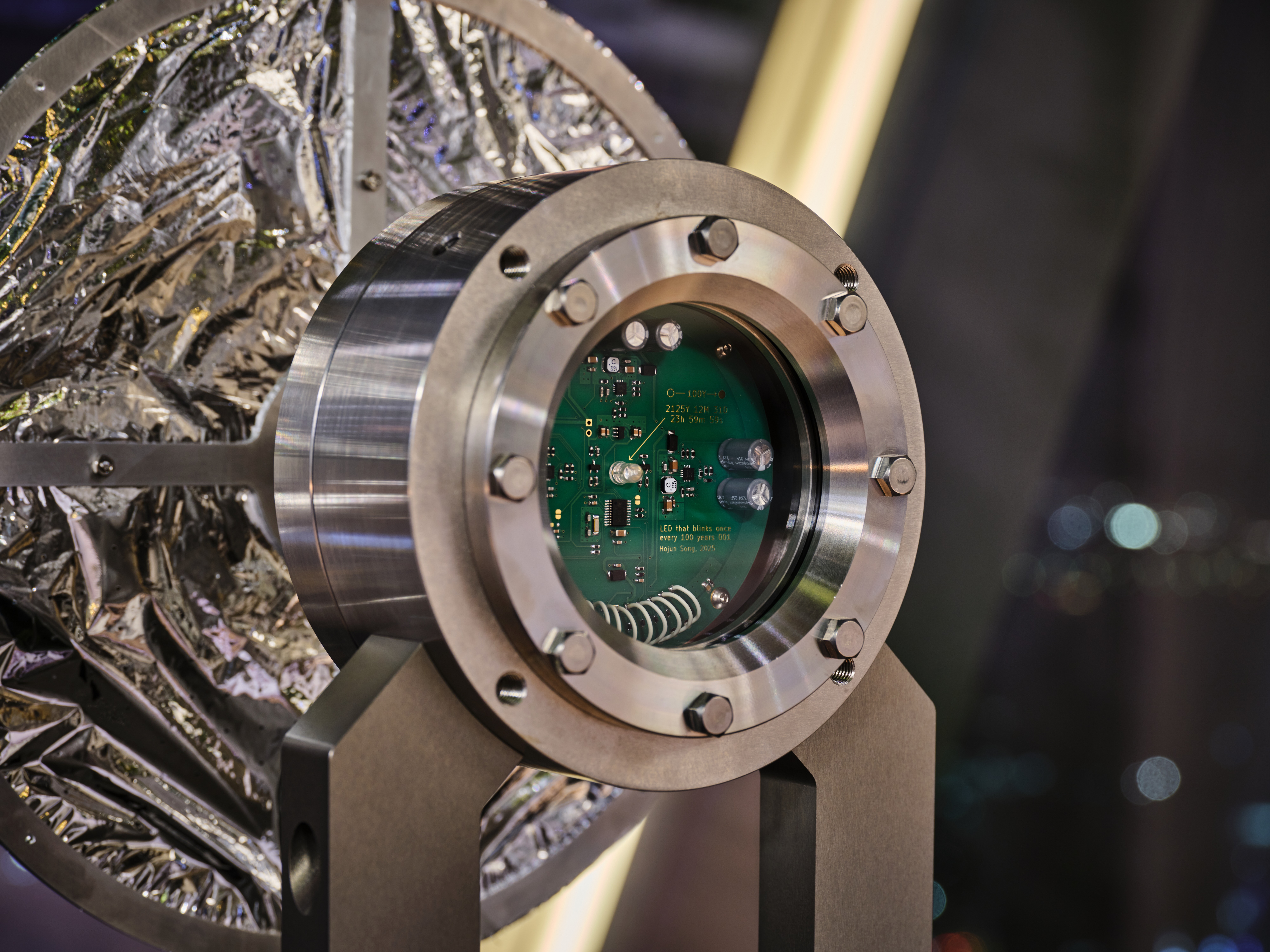 LED that blinks once every 100 years ver 001, 2025